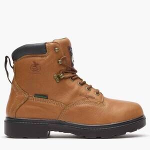 NEW GEORGIA BOOT men's flex point comfort core waterproof boots in brown